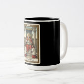 Tasse 2 Couleurs The Hierophant Tarot (Devant droit)