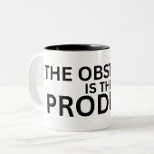 Tasse 2 Couleurs The Obstacle Is The Product Accent (Devant gauche)