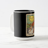 Tasse 2 Couleurs The Sun Tarot (Devant gauche)