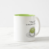 Tasse 2 Couleurs Thé Vert Matcha (Devant droit)