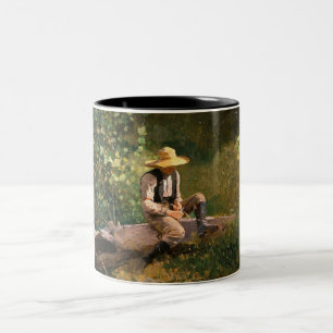 Tasse 2 Couleurs The Whittling Boy (par Winslow Homer)