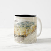 Tasse 2 Couleurs théâtre antique d'Hérodion, Athènes, Grèce (Devant droit)