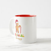 Tasse 2 Couleurs Thème de Noël (Devant gauche)