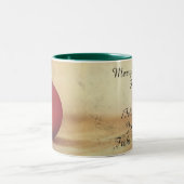 Tasse 2 Couleurs Thème de Noël avec balle de Noël (Centre)