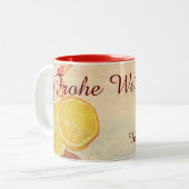 Tasse 2 Couleurs Thème de Noël avec Fruits... (Devant gauche)