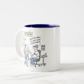 Tasse 2 Couleurs Thème Tattoos Drôle Tattoïstes (Devant gauche)