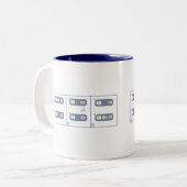 Tasse 2 Couleurs Théorème de PAC (Devant gauche)