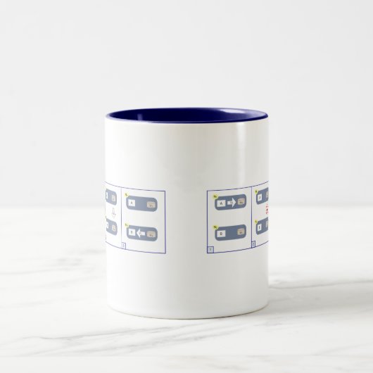 Tasse 2 Couleurs Théorème de PAC (Centre)