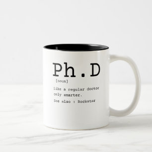 Tasse 2 Couleurs Théorie de la philosophie Doctorat thèse