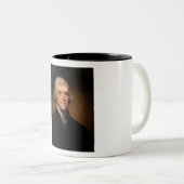 Tasse 2 Couleurs Thomas Jefferson (Devant droit)