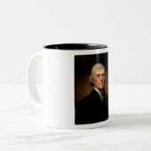 Tasse 2 Couleurs Thomas Jefferson (Devant gauche)
