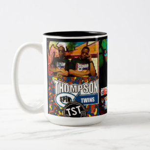 Tasse 2 Couleurs THOMPSON SPIN TWINS Muguet bicolore, 15 oz