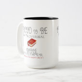 Tasse 2 Couleurs Thumper biblique proverbiale (Devant gauche)