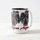 Tasse 2 Couleurs Thunderbird Clan Arizona (Devant droit)