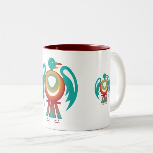Tasse 2 Couleurs thunderbird v2 (Devant droit)