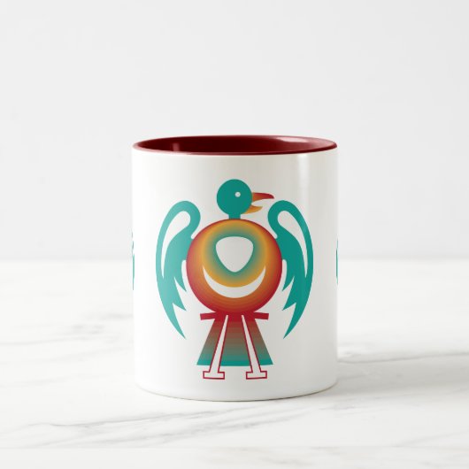 Tasse 2 Couleurs thunderbird v2 (Centre)