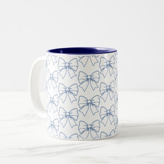Tasse 2 Couleurs Tie (Devant gauche)