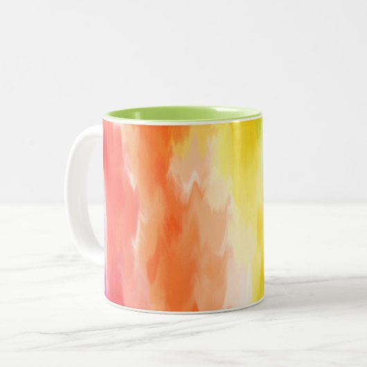 Tasse 2 Couleurs Tie Dye (Devant gauche)