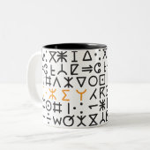 Tasse 2 Couleurs Tifinagh (Devant gauche)
