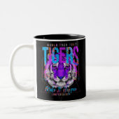Tasse 2 Couleurs Tiger Face Art (Gauche)