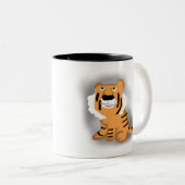 Tasse 2 Couleurs Tigre (Devant droit)