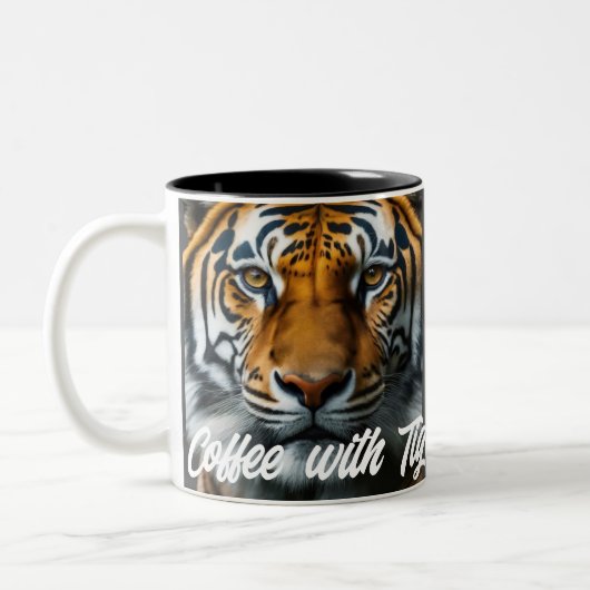 Tasse 2 Couleurs Tigre (Gauche)