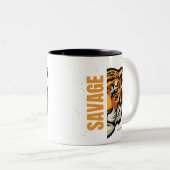 Tasse 2 Couleurs Tigre (Devant droit)