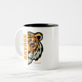 Tasse 2 Couleurs Tigre (Devant gauche)