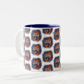 Tasse 2 Couleurs Tigre (Devant gauche)