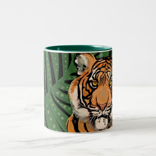 Tasse 2 Couleurs Tigre (Centre)