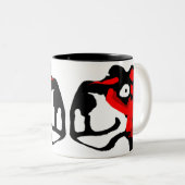 Tasse 2 Couleurs Tigre (Devant droit)