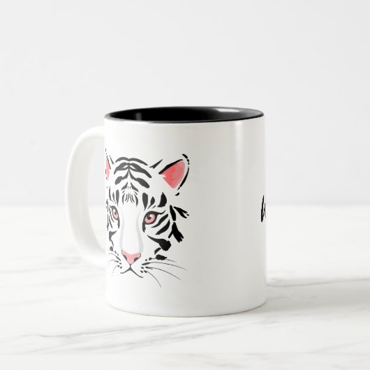Tasse 2 Couleurs tigre (Devant gauche)