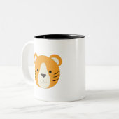 Tasse 2 Couleurs Tigre adorable (Devant gauche)