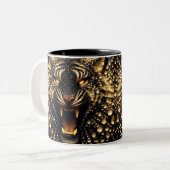 Tasse 2 Couleurs Tigre brillant (Devant gauche)