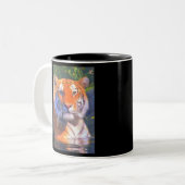 Tasse 2 Couleurs Tigre de Sibérie (Devant gauche)