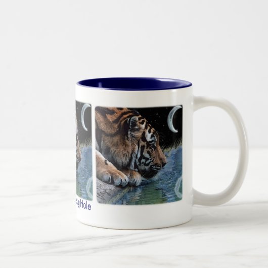 Tasse 2 Couleurs Tigre d'Imaginaire et lune (Droit)