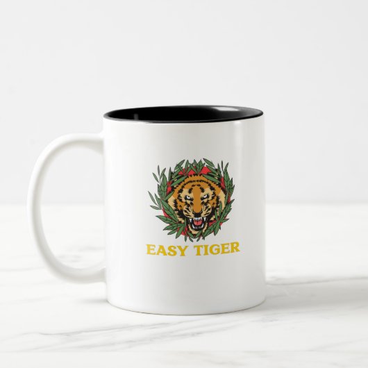 Tasse 2 Couleurs Tigre facile (Gauche)