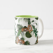 Tasse 2 Couleurs Tigres Dans La Jungle (Devant droit)