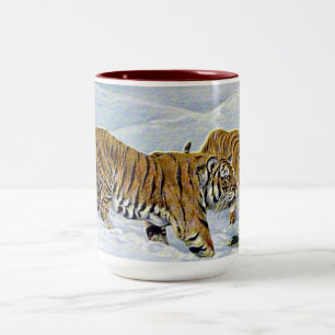 Tasse 2 Couleurs "Tigres de Mandchourie"
