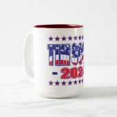 Tasse 2 Couleurs Tim Scott pour Président (Devant gauche)