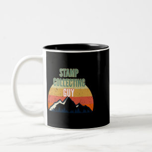 Tasse 2 Couleurs Timbre Collecter un cadeau pour les hommes Timbre