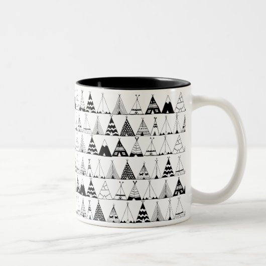Tasse 2 Couleurs Tipi inspiré (Droit)