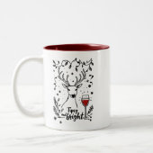 Tasse 2 Couleurs Tipsy et Bright Deer (Gauche)