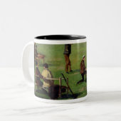 Tasse 2 Couleurs Tir (huile sur le papier) (Devant gauche)