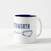 Tasse 2 Couleurs Tirant d'escalade de Leavenworth (Devant droit)