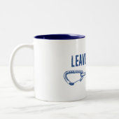 Tasse 2 Couleurs Tirant d'escalade de Leavenworth (Gauche)
