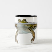 Tasse 2 Couleurs Tiré d'une grenouille comestible apprêtant devant (Centre)