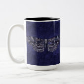 Tasse 2 Couleurs Tiré Moth (Gauche)