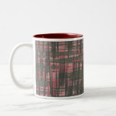 Tasse 2 Couleurs Tissé rose et gris (Gauche)