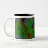 Tasse 2 Couleurs Tissu Tropical Rétro (Gauche)